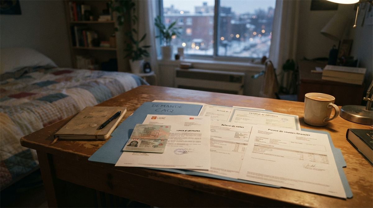 Un dossier ouvert rassemble des documents d’identité, d’admission et de ressources (illustration)