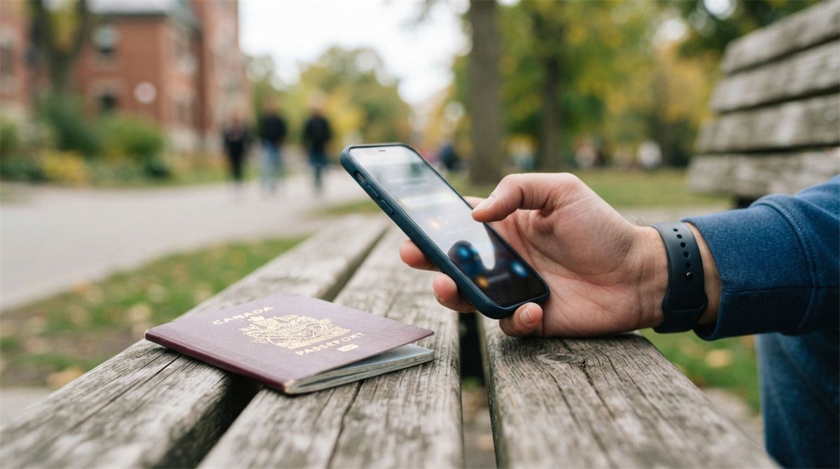 Une main vérifie l’autorisation d’un consultant dans un registre public sur un téléphone (illustration)